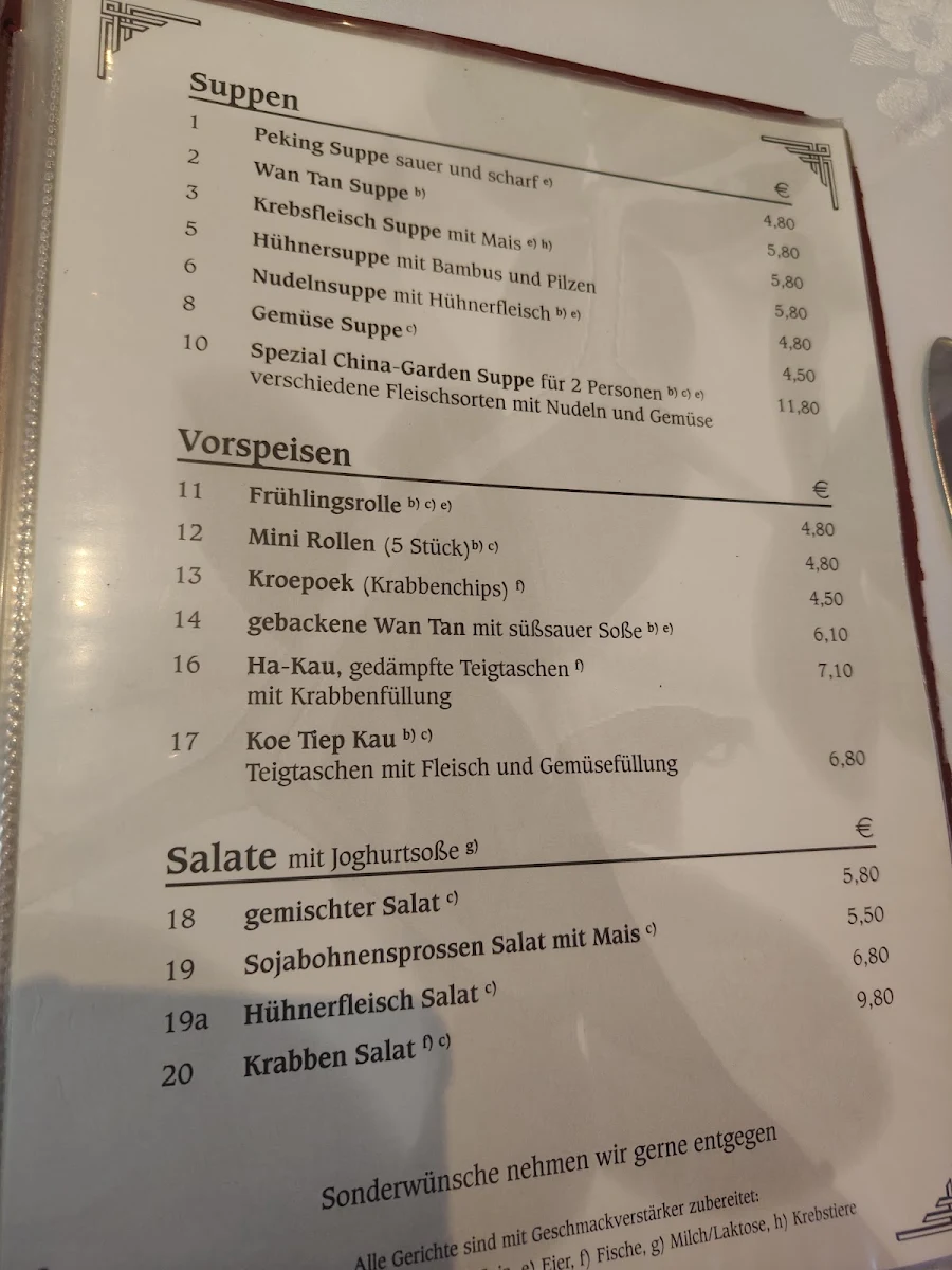 Speisekarte photo 5