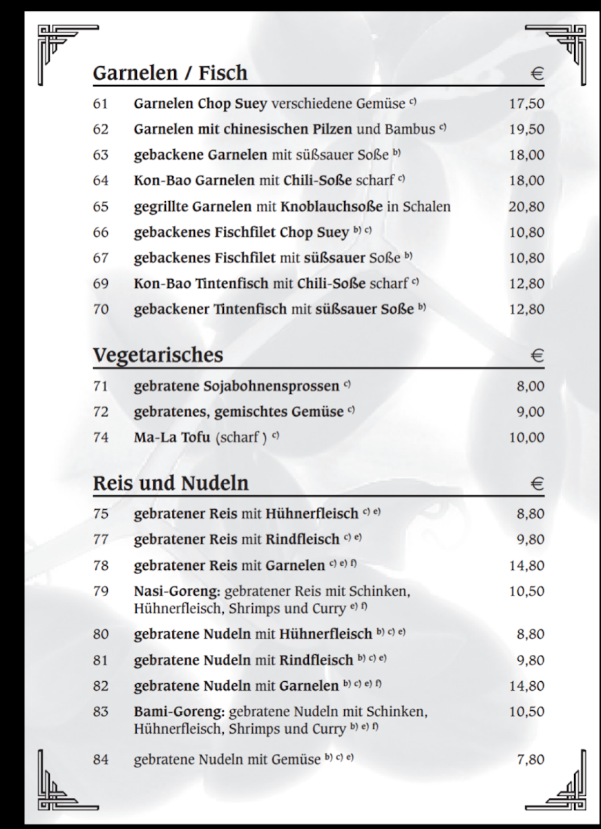Speisekarte photo 9