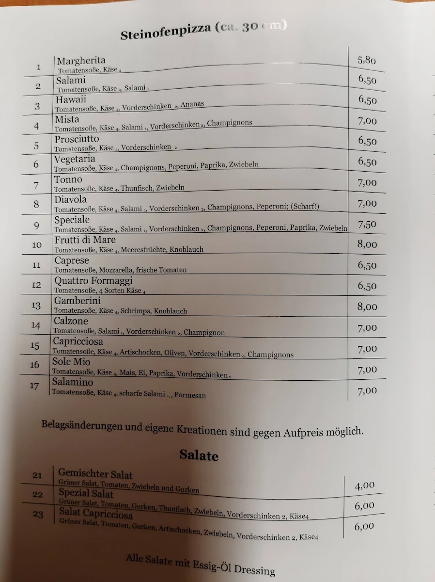 Speisekarte photo 6
