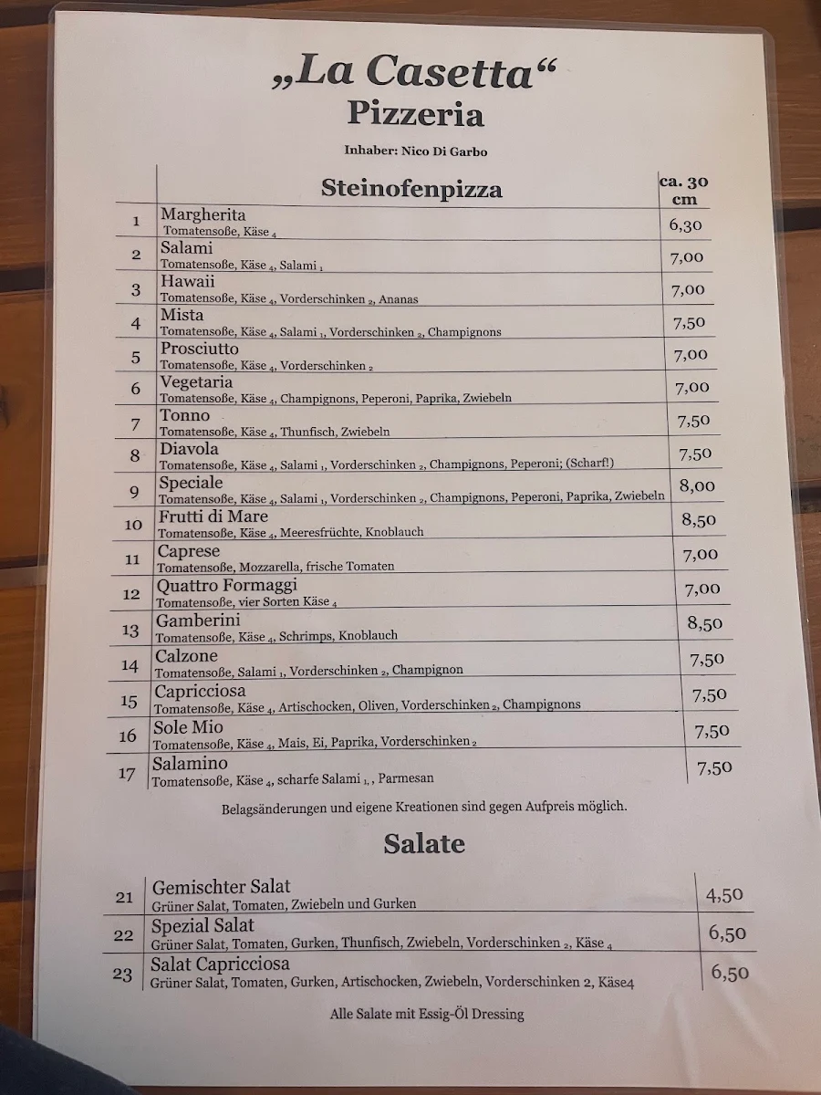 Speisekarte photo 7