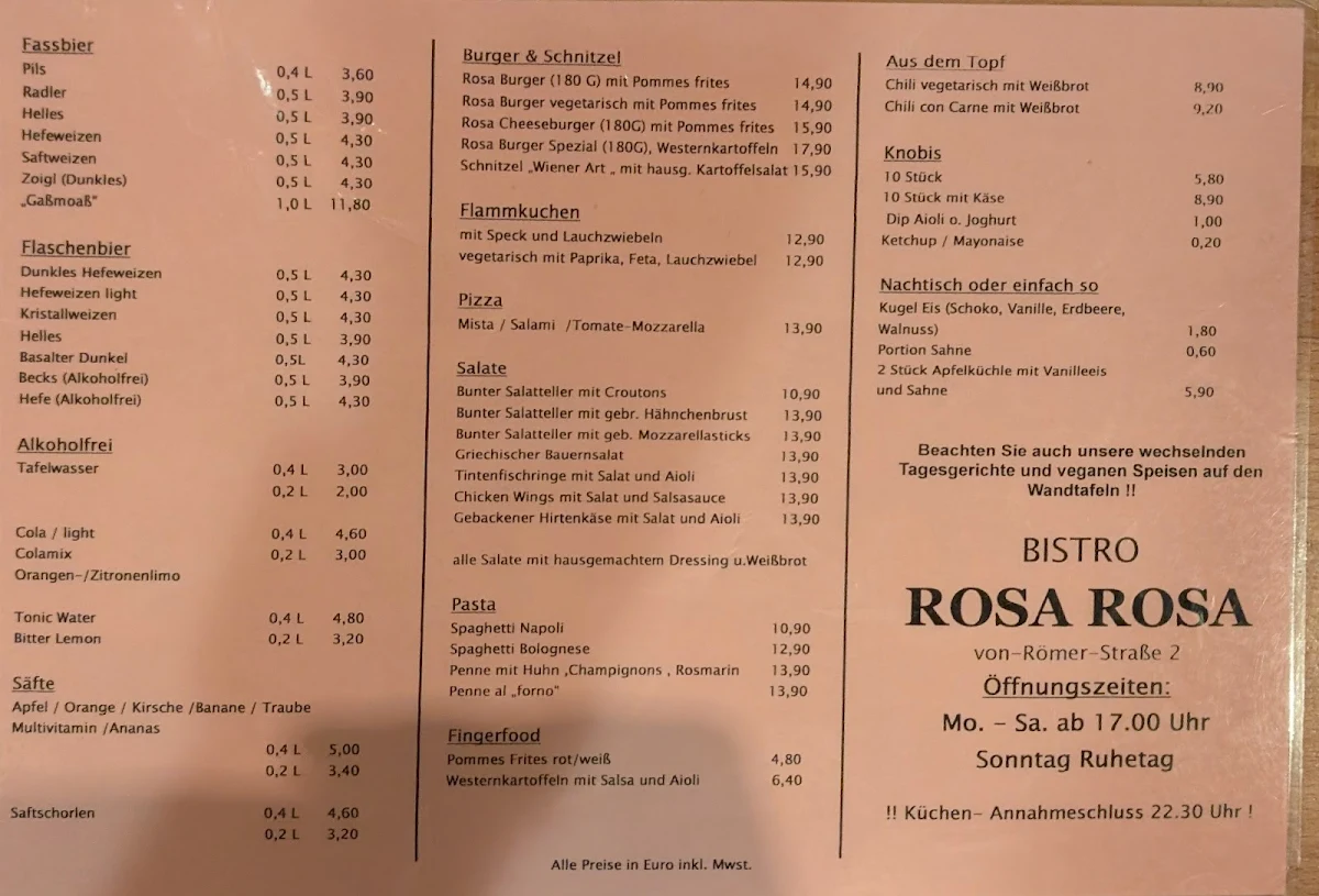 Speisekarte photo 1