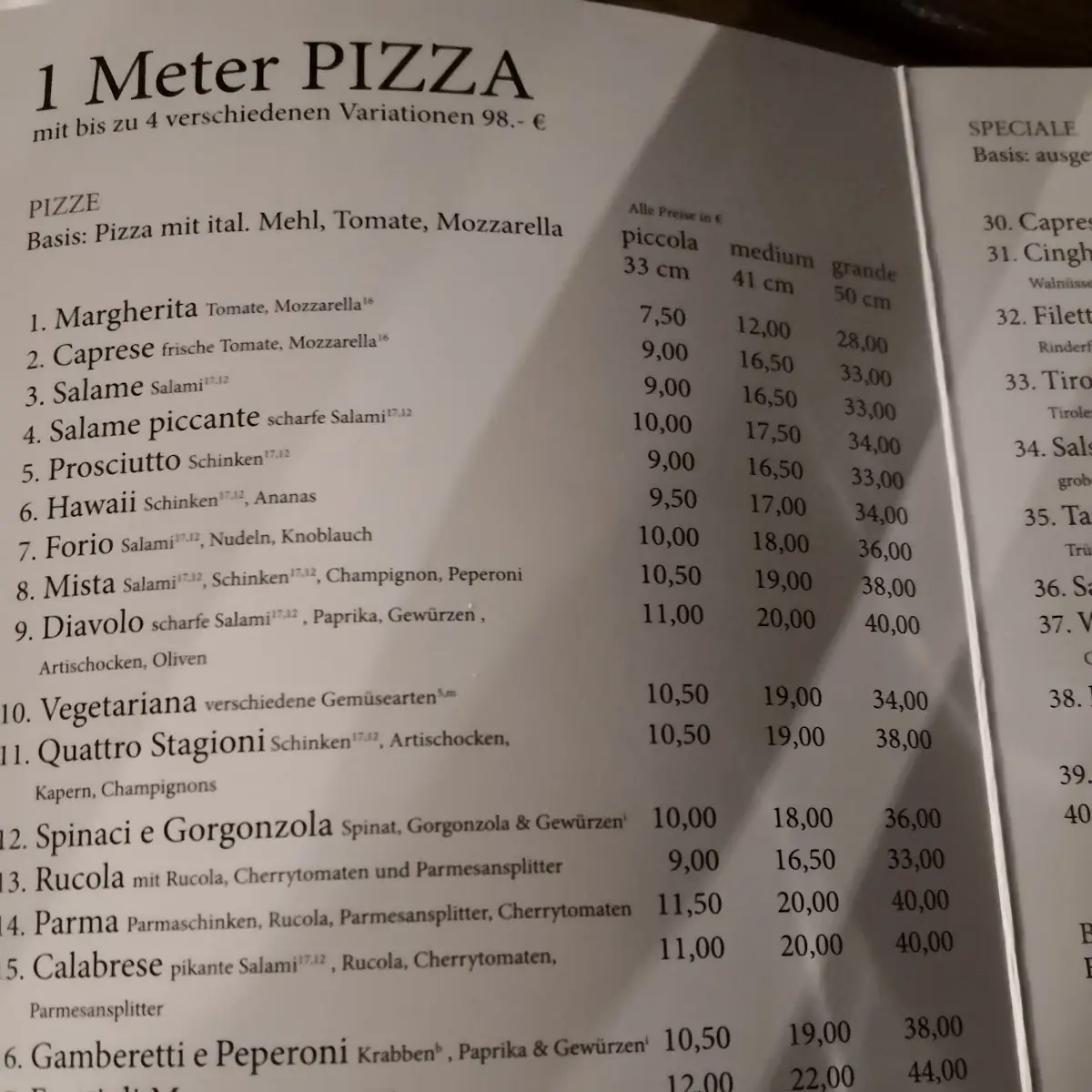 Speisekarte photo 8