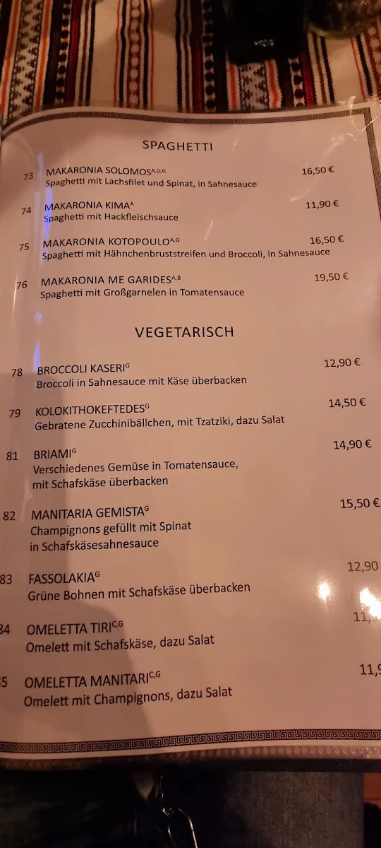 Speisekarte photo 1