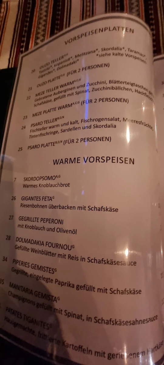 Speisekarte photo 3