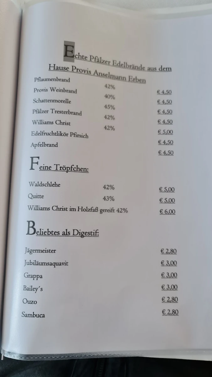 Speisekarte photo 2