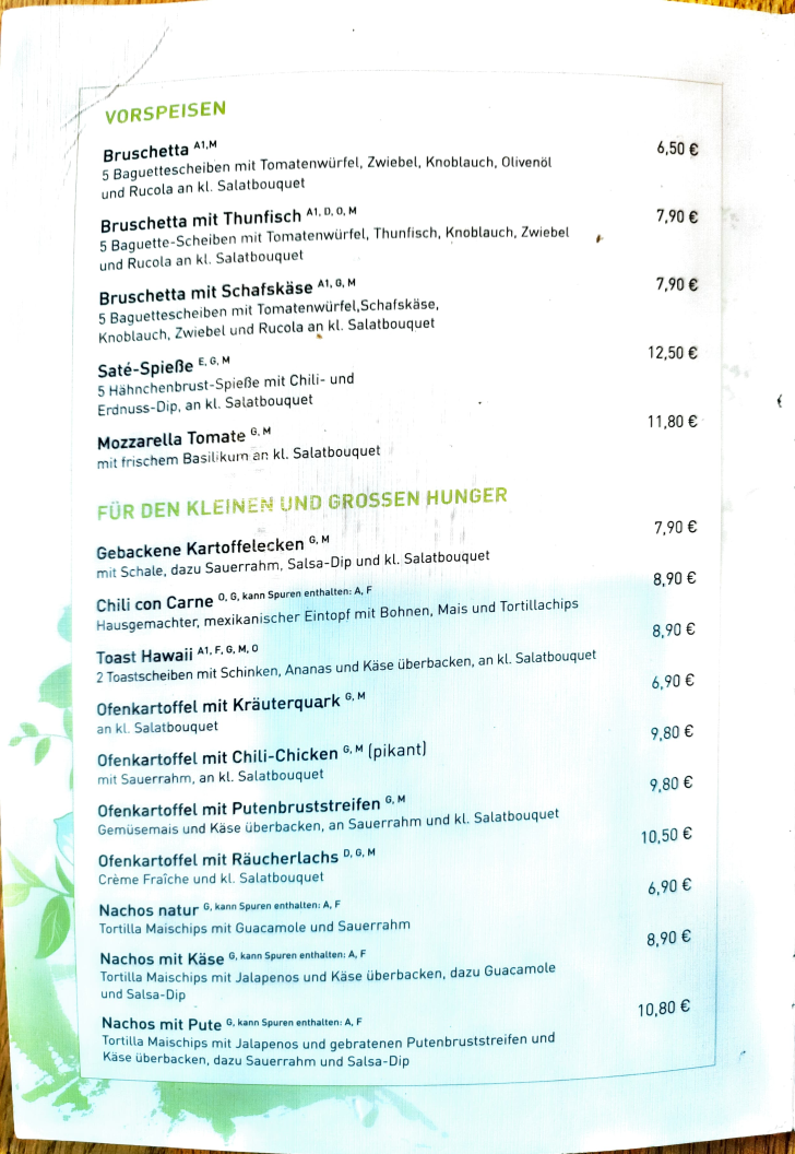 Speisekarte photo 4