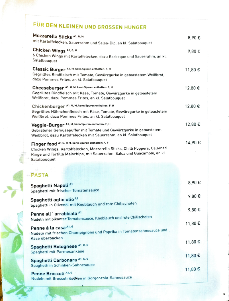 Speisekarte photo 6