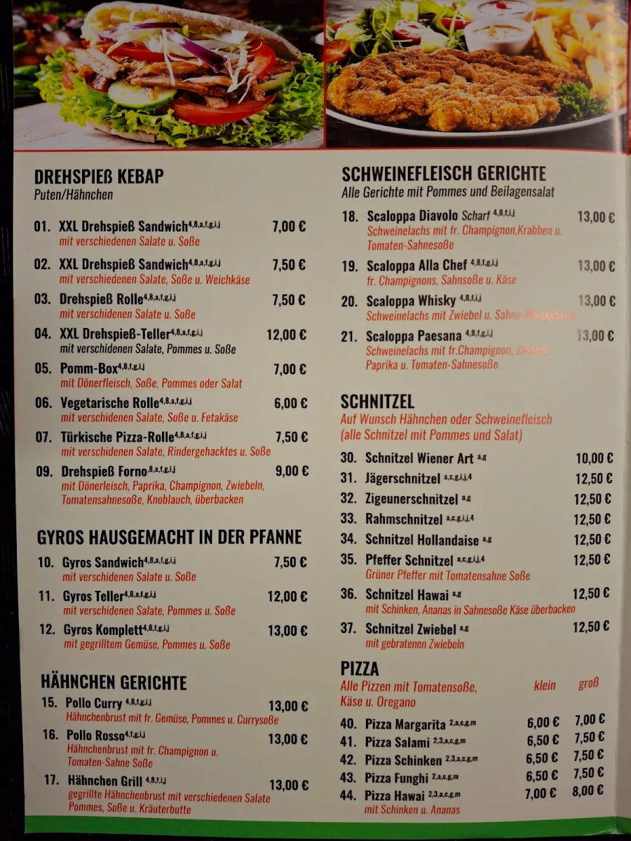 Speisekarte photo 8