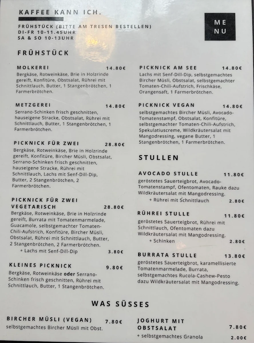 Speisekarte photo 1