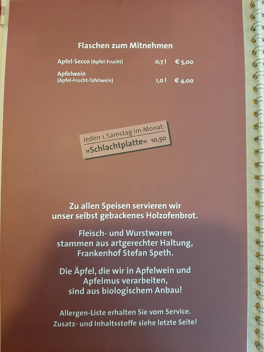 Speisekarte photo 4