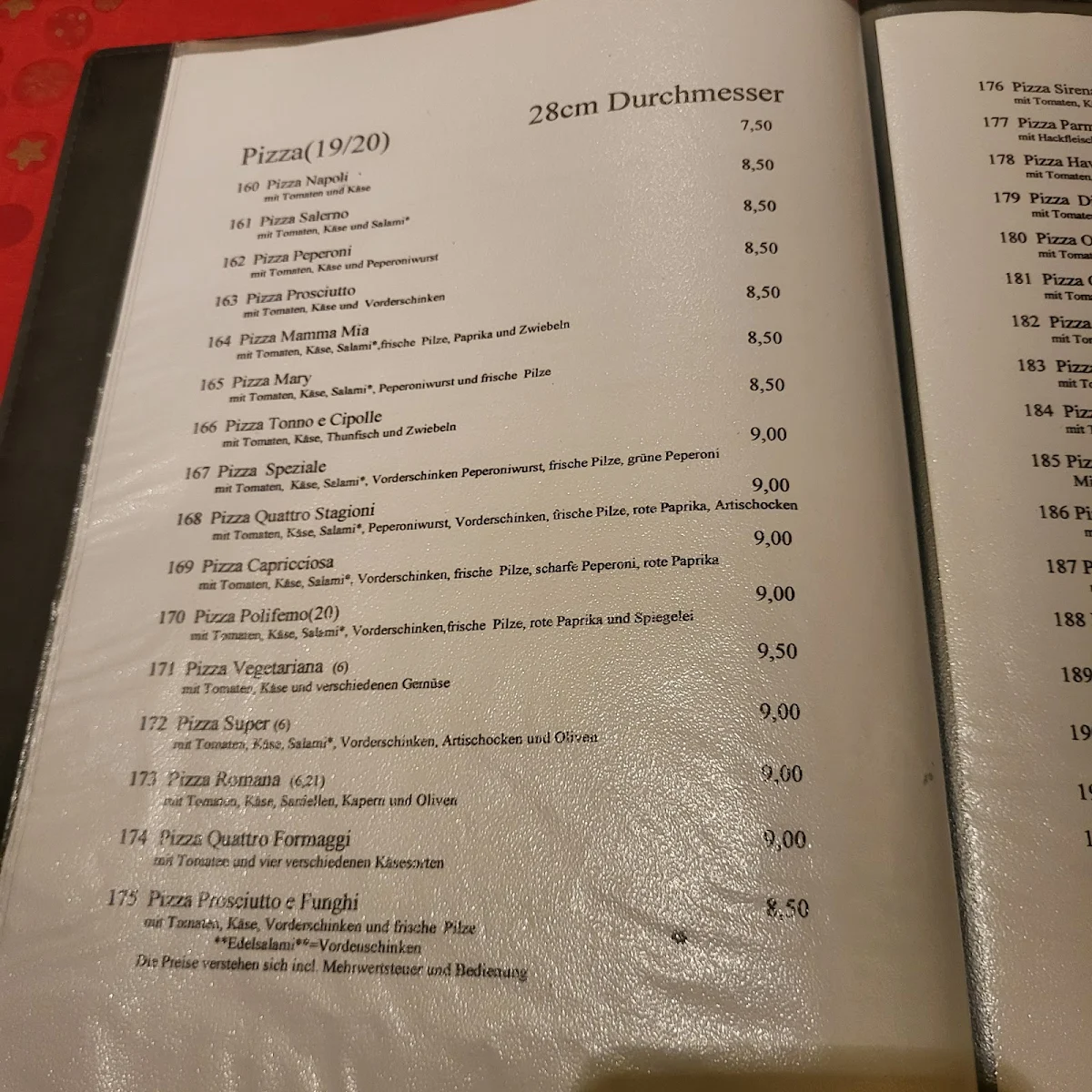 Speisekarte photo 2