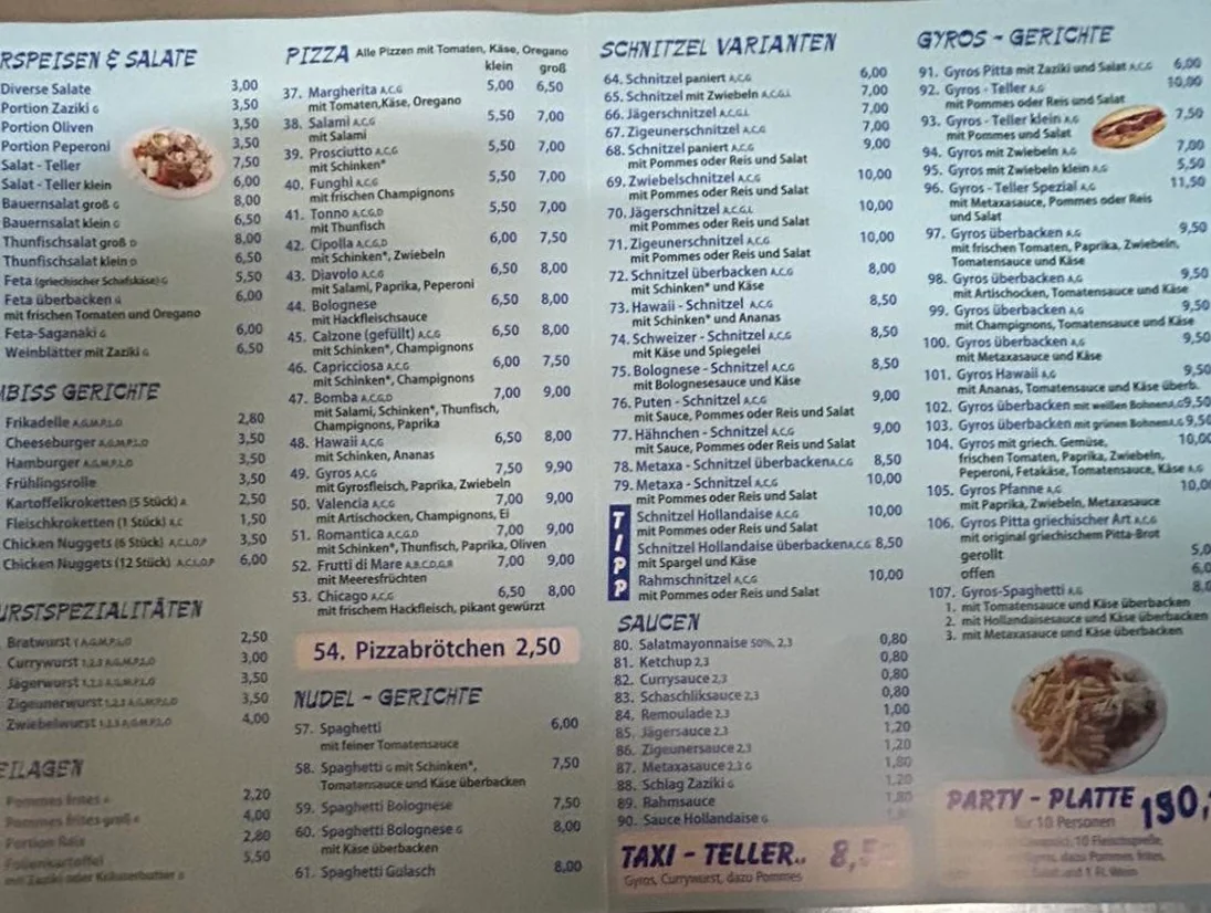 Speisekarte photo 7