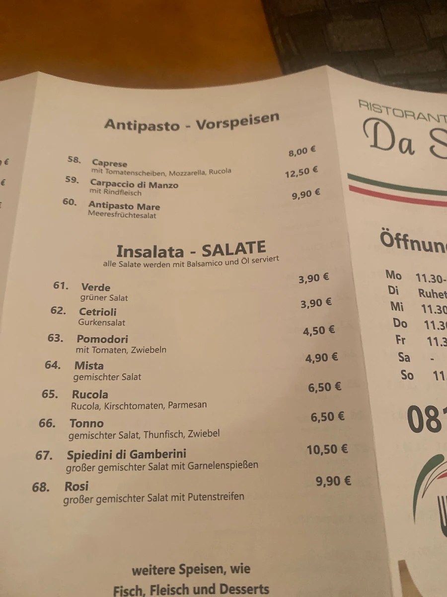 Speisekarte photo 4