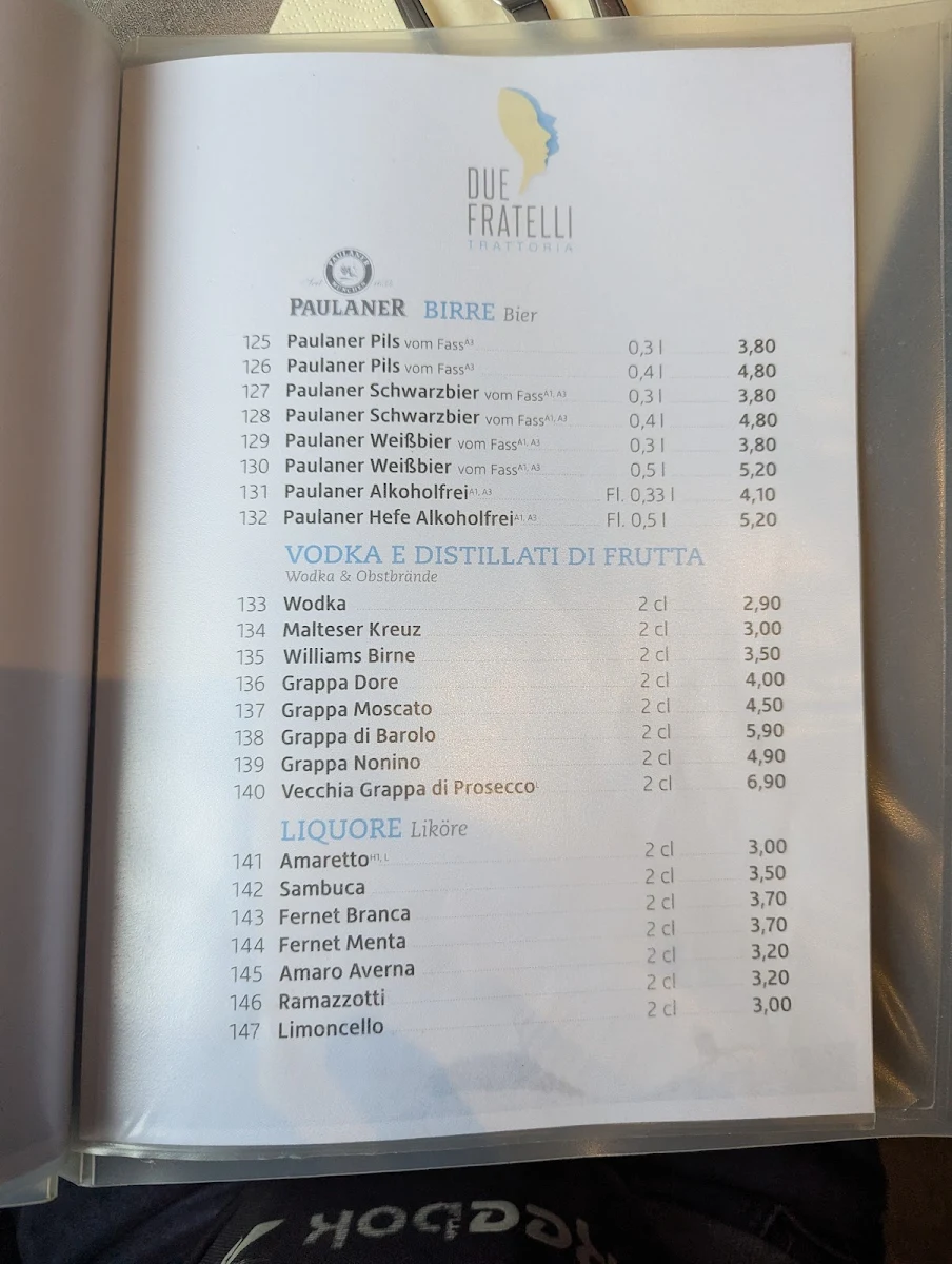 Speisekarte photo 2