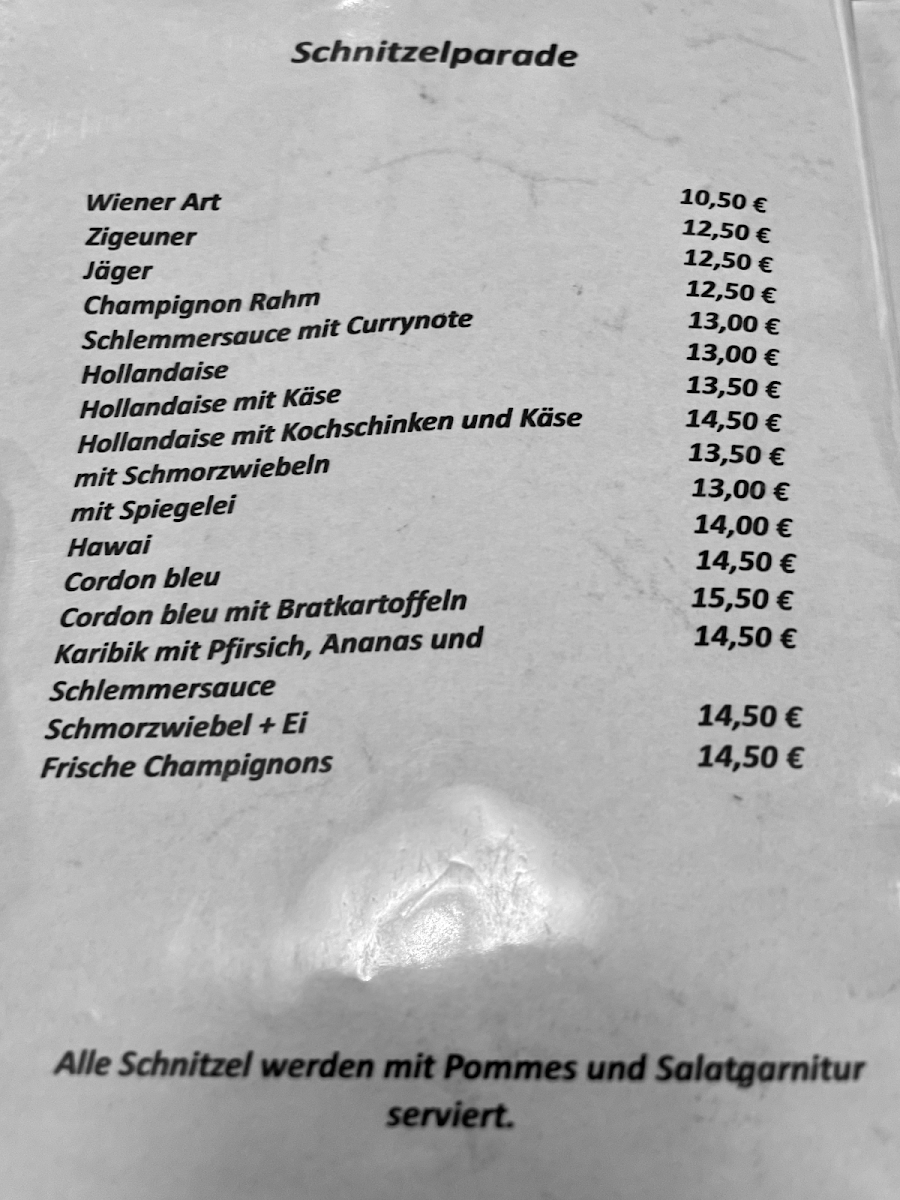 Speisekarte photo 2