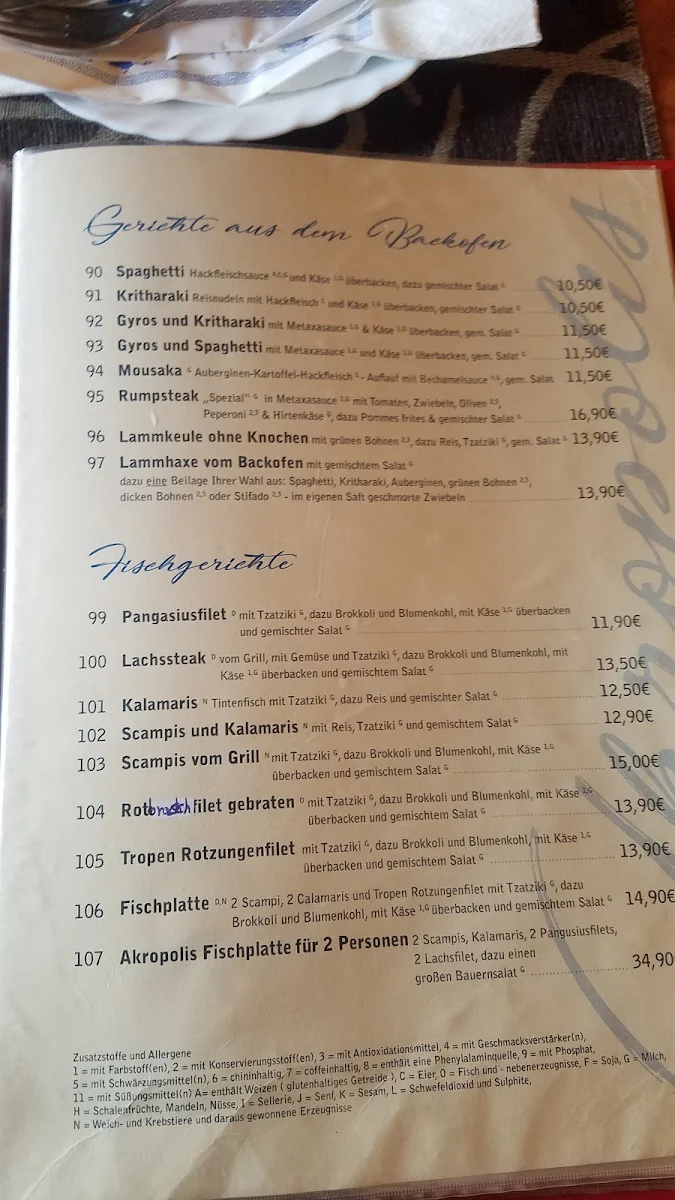 Speisekarte photo 3