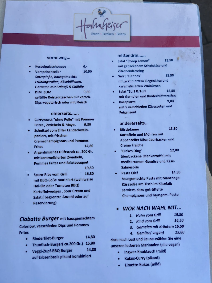 Speisekarte photo 2