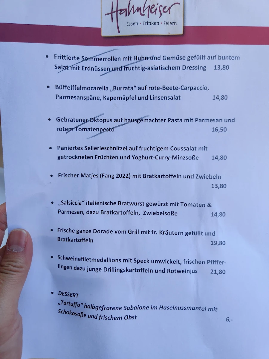 Speisekarte photo 3