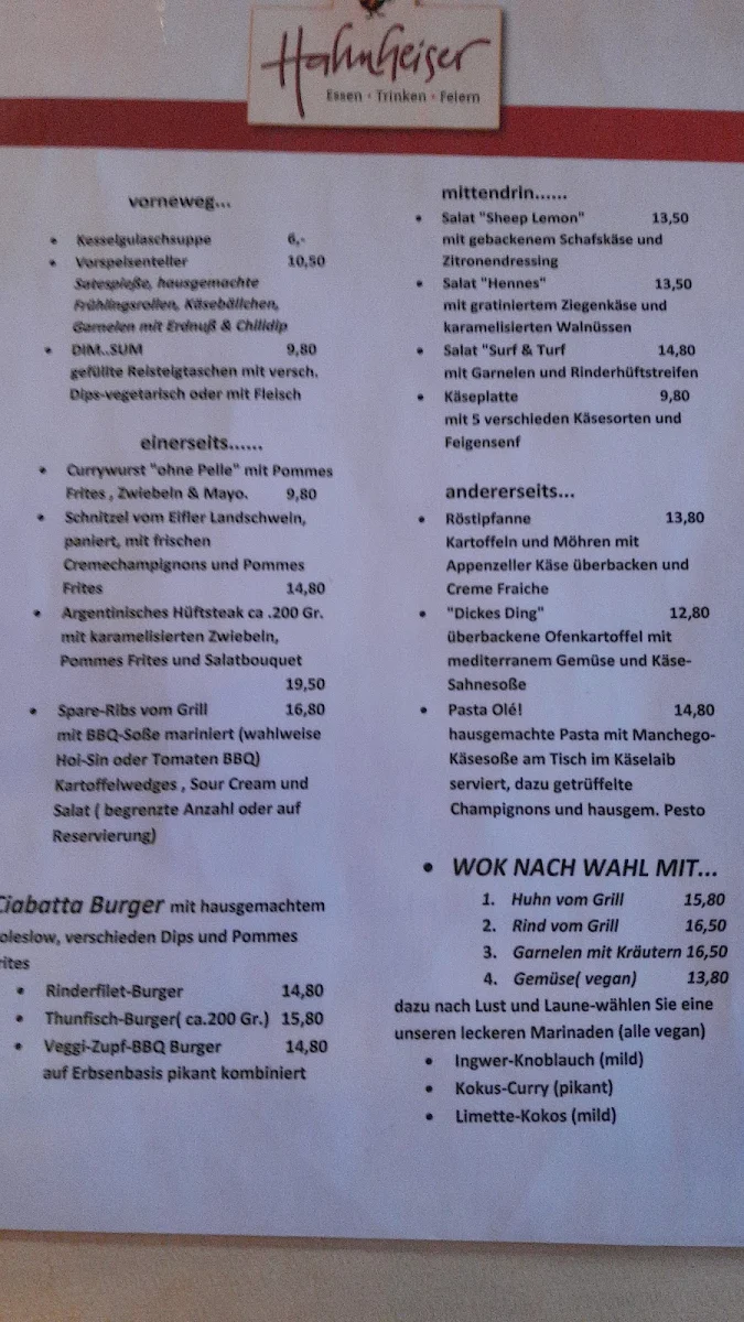 Speisekarte photo 5