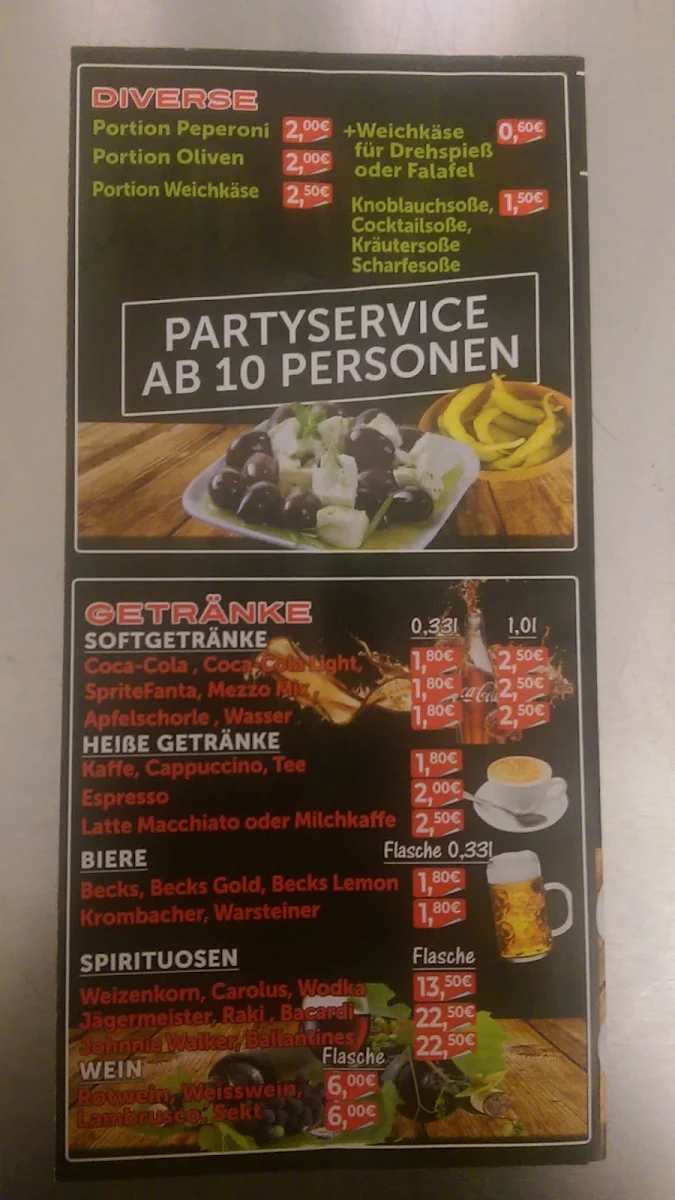 Speisekarte photo 2