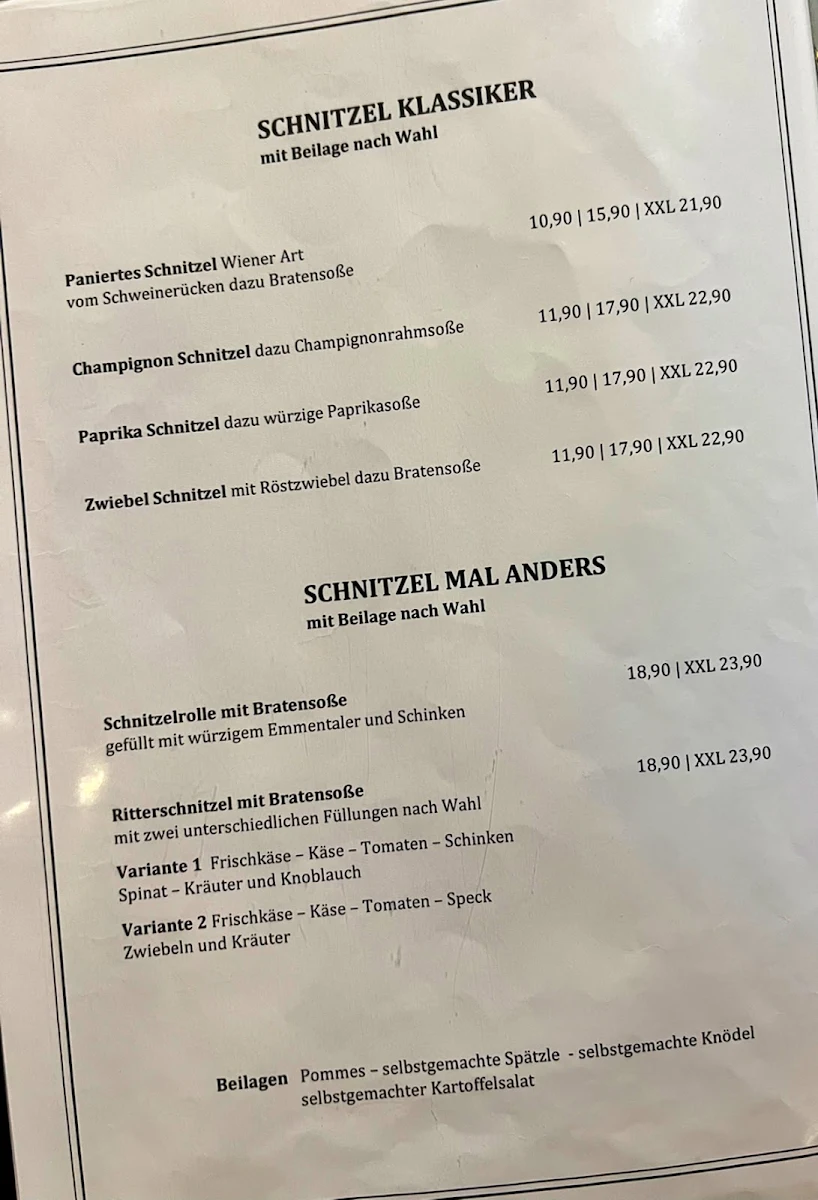 Speisekarte photo 1