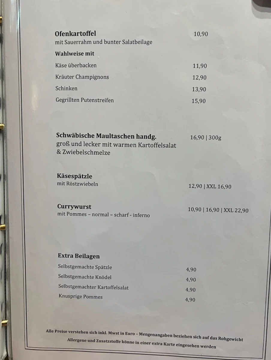Speisekarte photo 2