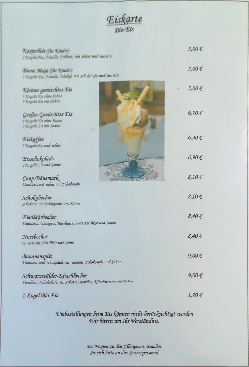 Speisekarte photo 2