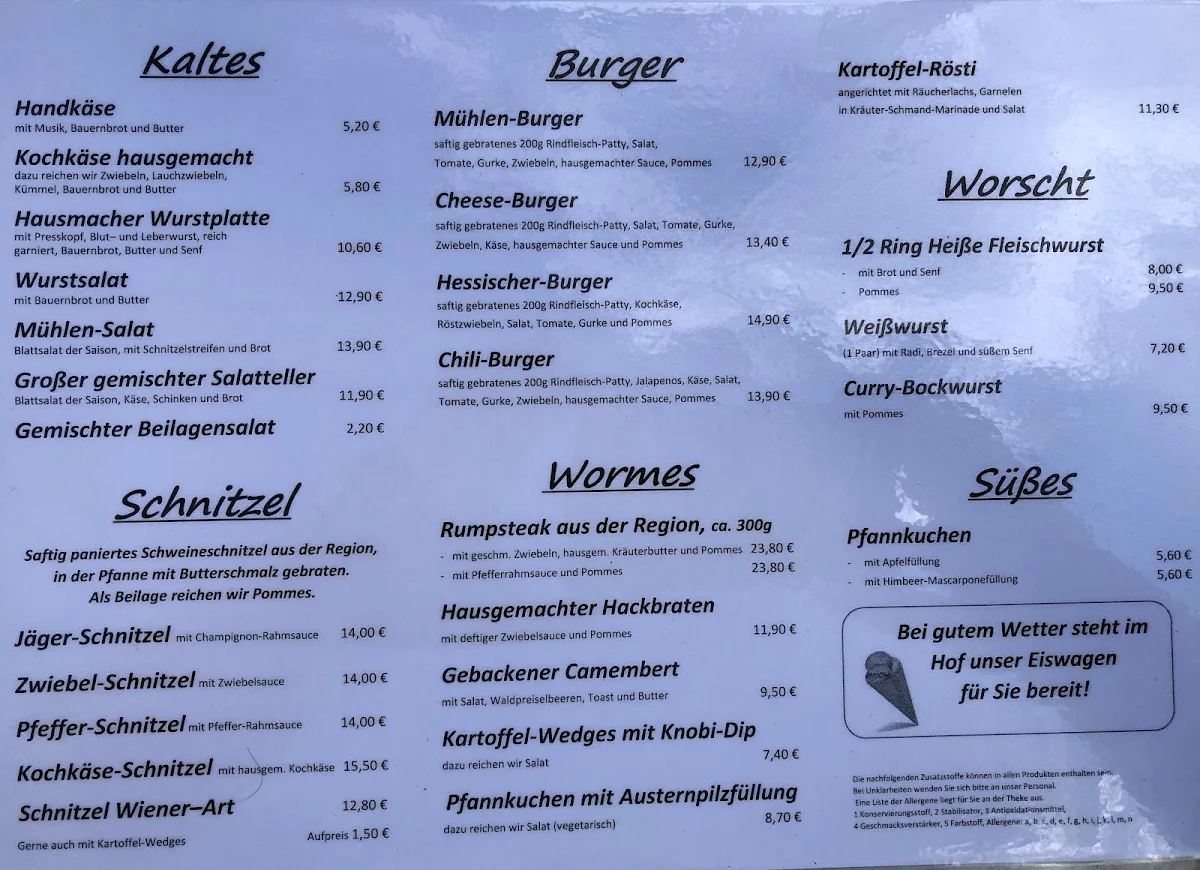 Speisekarte photo 1