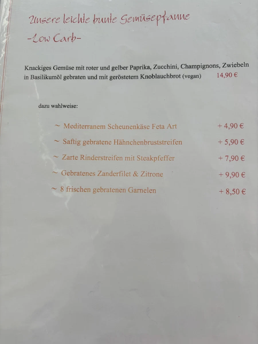 Speisekarte photo 5