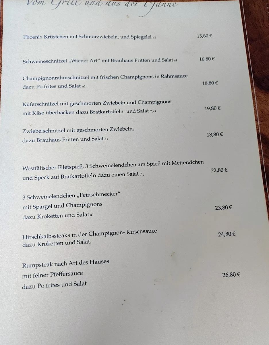 Speisekarte photo 2