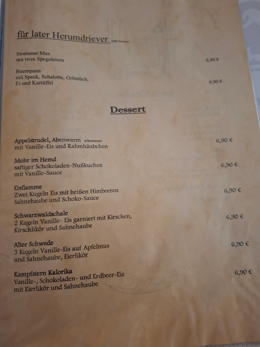 Speisekarte photo 1