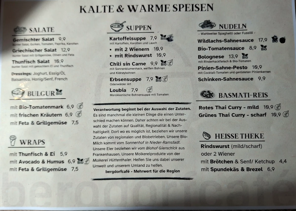 Speisekarte photo 1