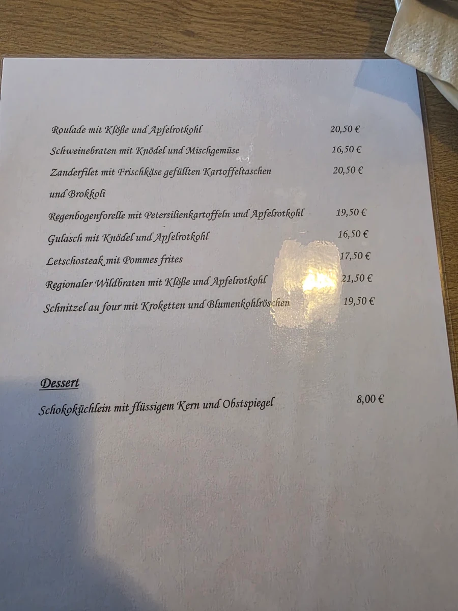 Speisekarte photo 1