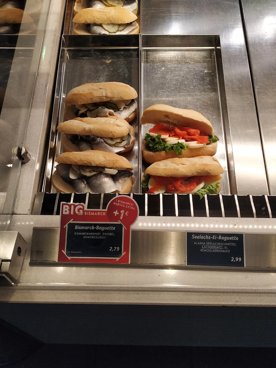 Speisekarte, NORDSEE Düsseldorf Hbf