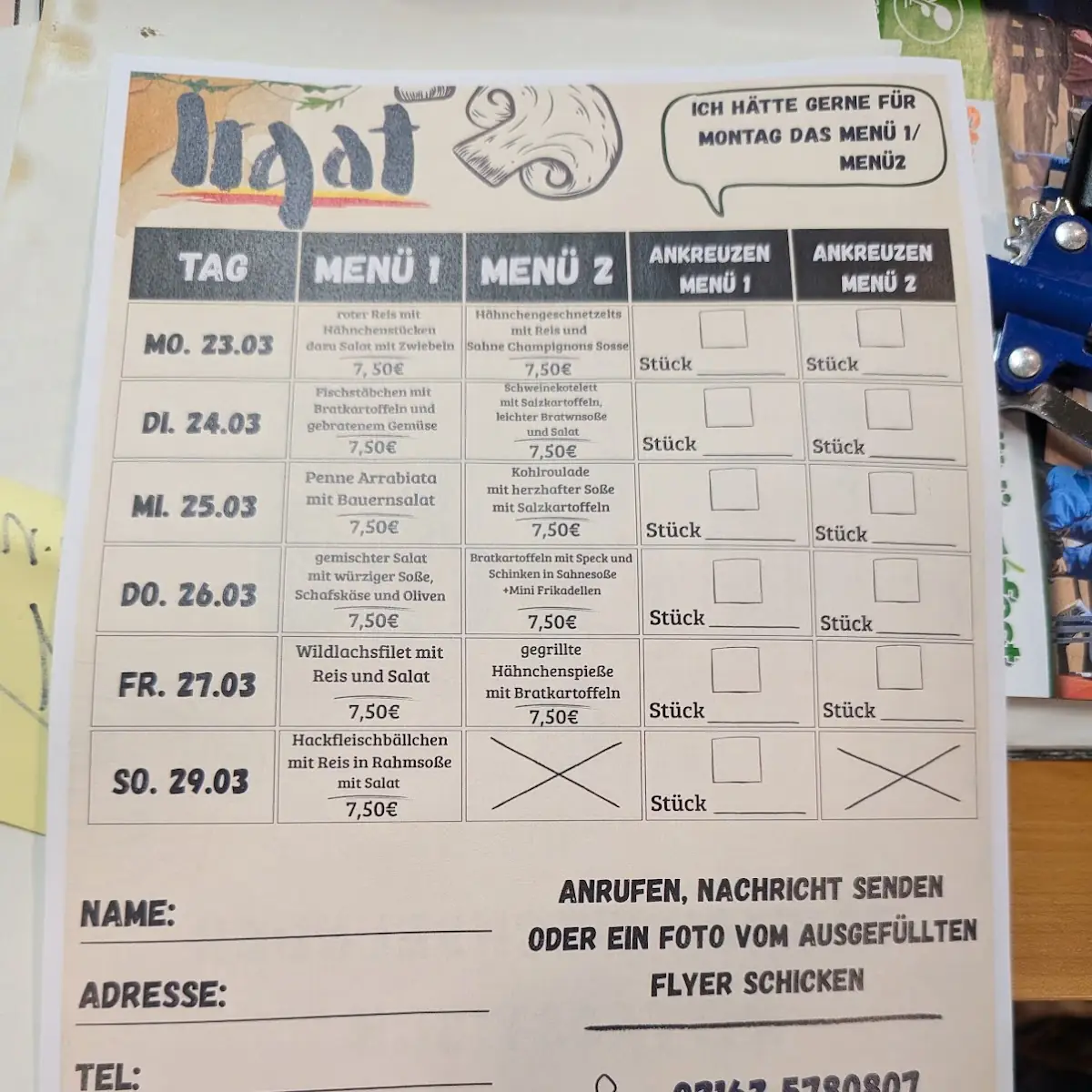 Speisekarte photo 1