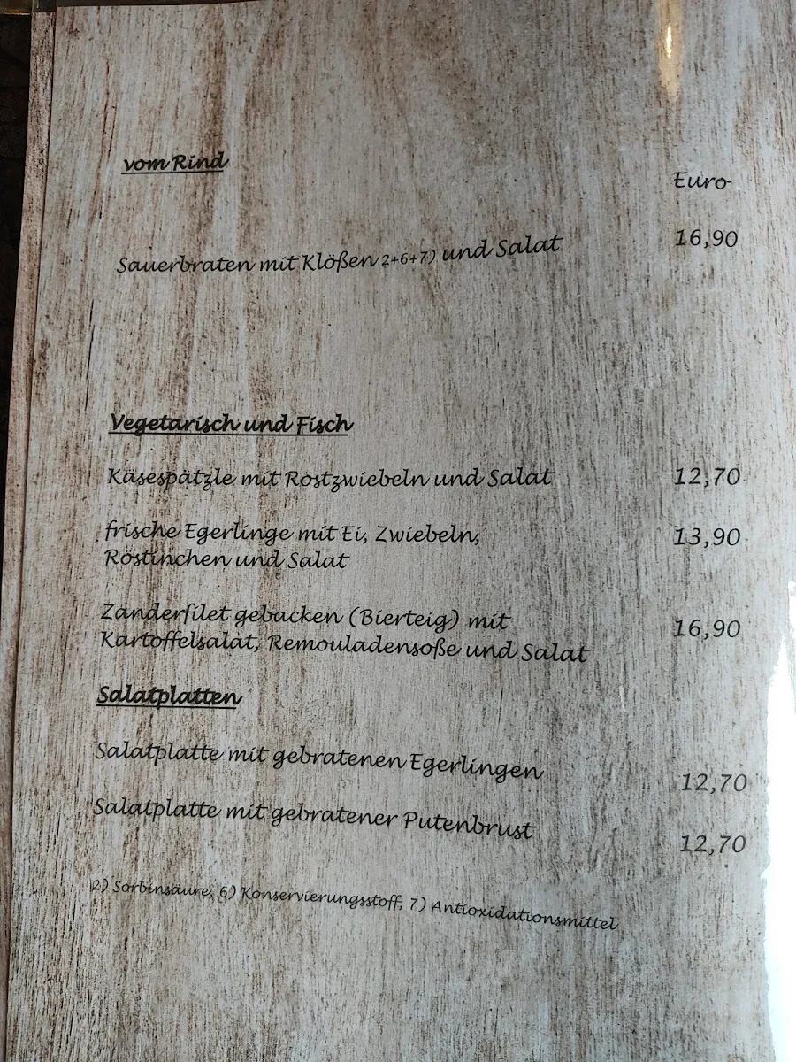 Speisekarte photo 2