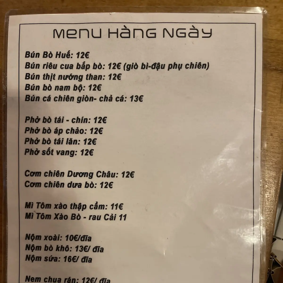 Speisekarte photo 6
