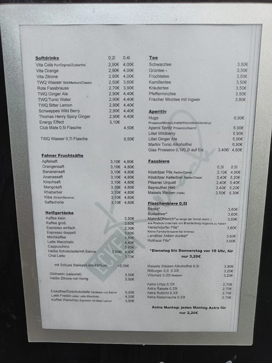 Speisekarte photo 5