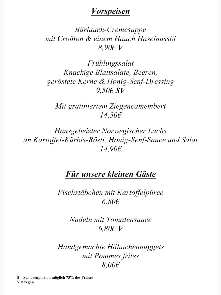 Speisekarte photo 2