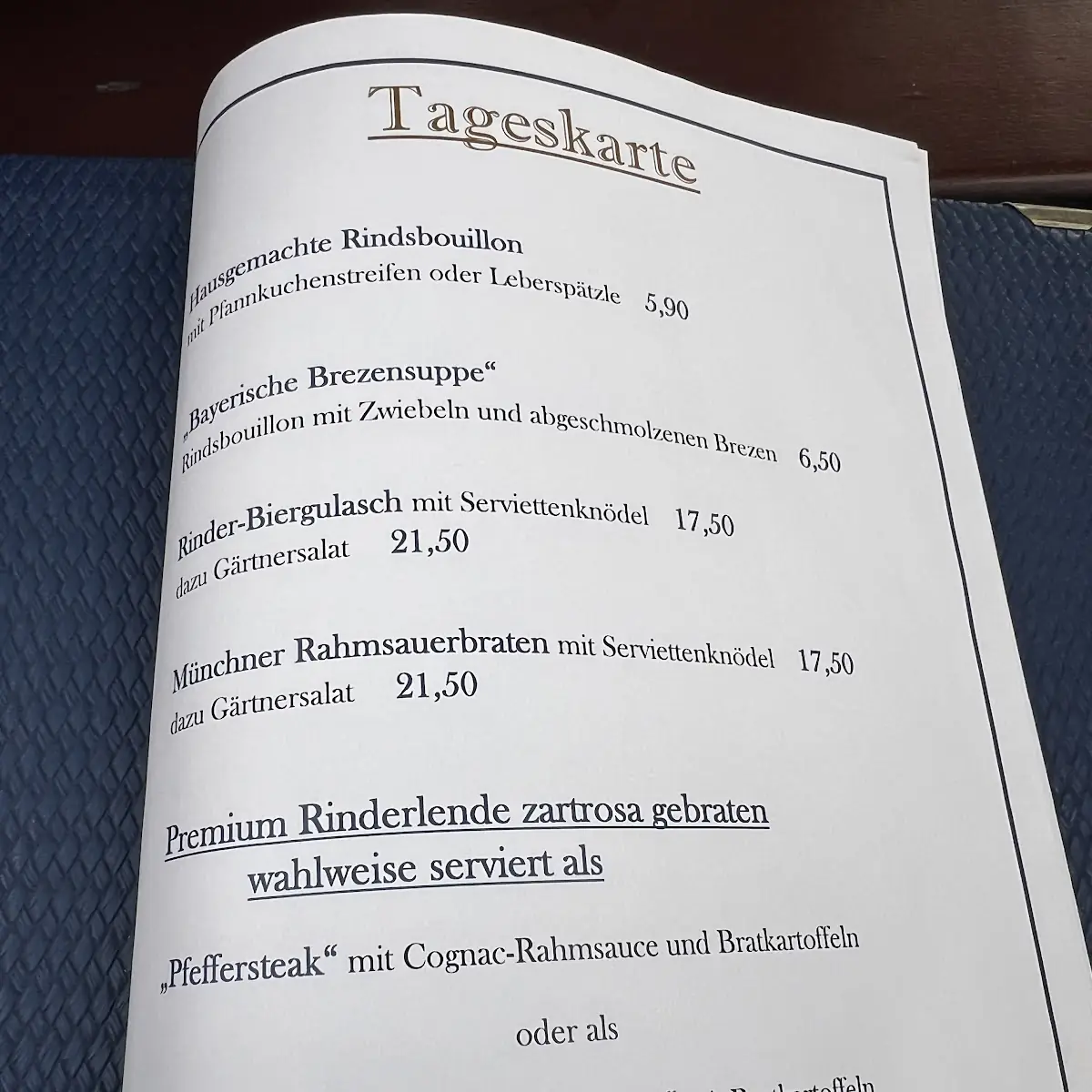 Speisekarte photo 3