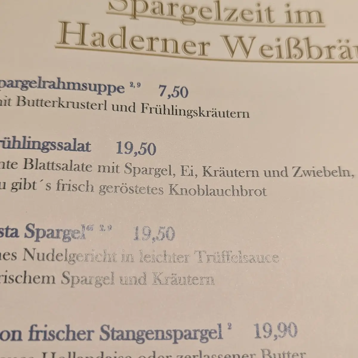Speisekarte photo 8