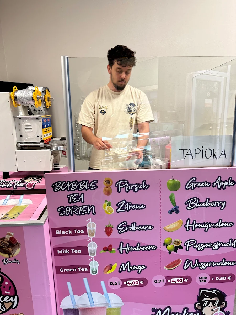 Speisekarte, Monkey Donuts & Bubble Tea Gevelsberg