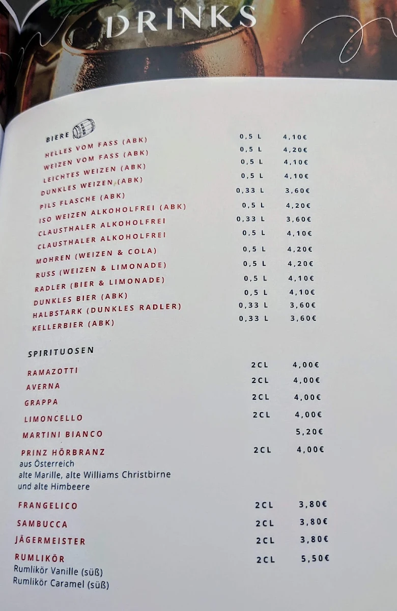 Speisekarte photo 4