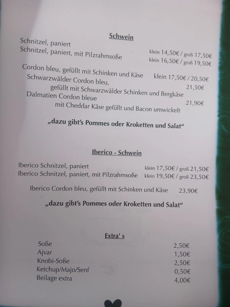 Speisekarte photo 2