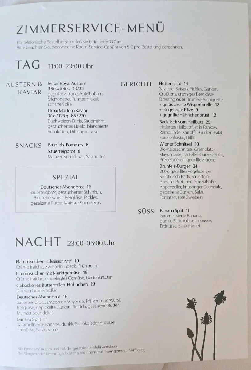 Speisekarte photo 1