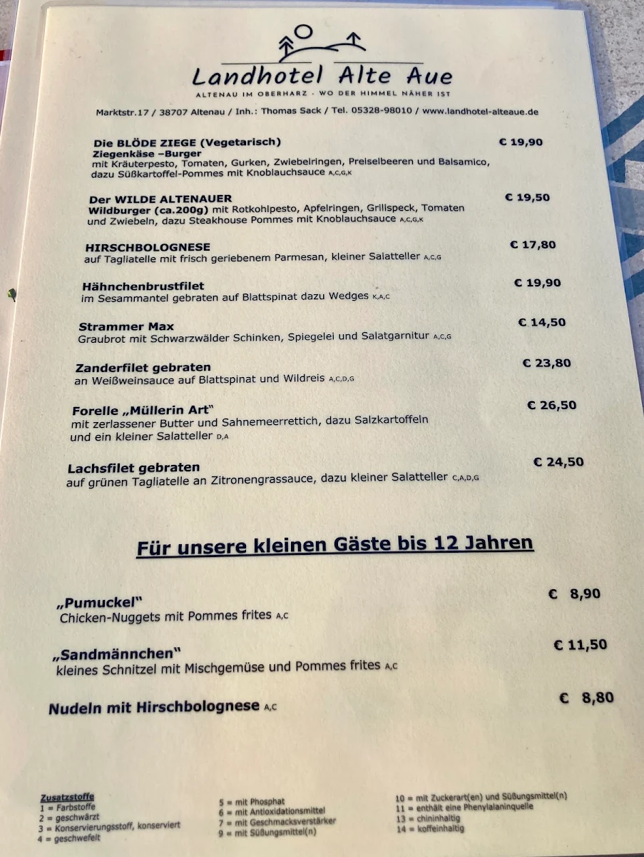 Speisekarte photo 2