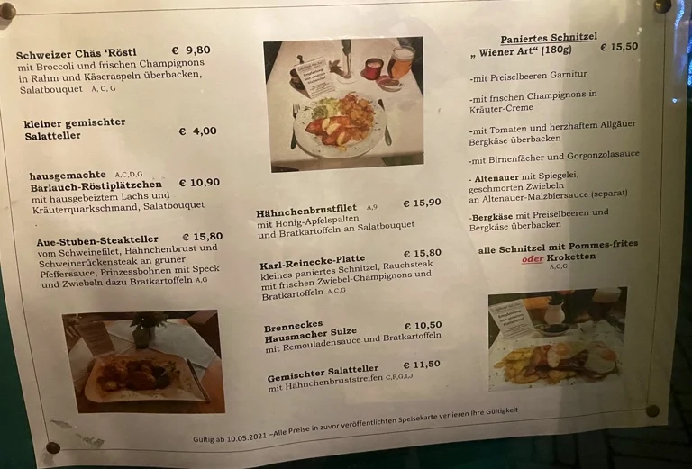 Speisekarte photo 4