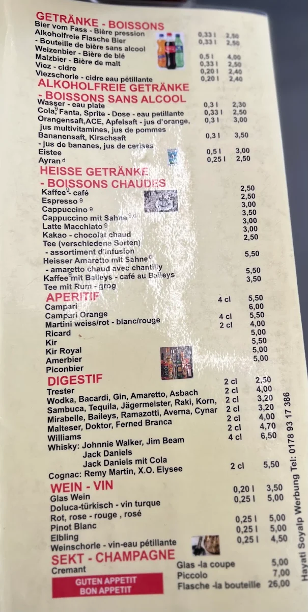 Speisekarte photo 5