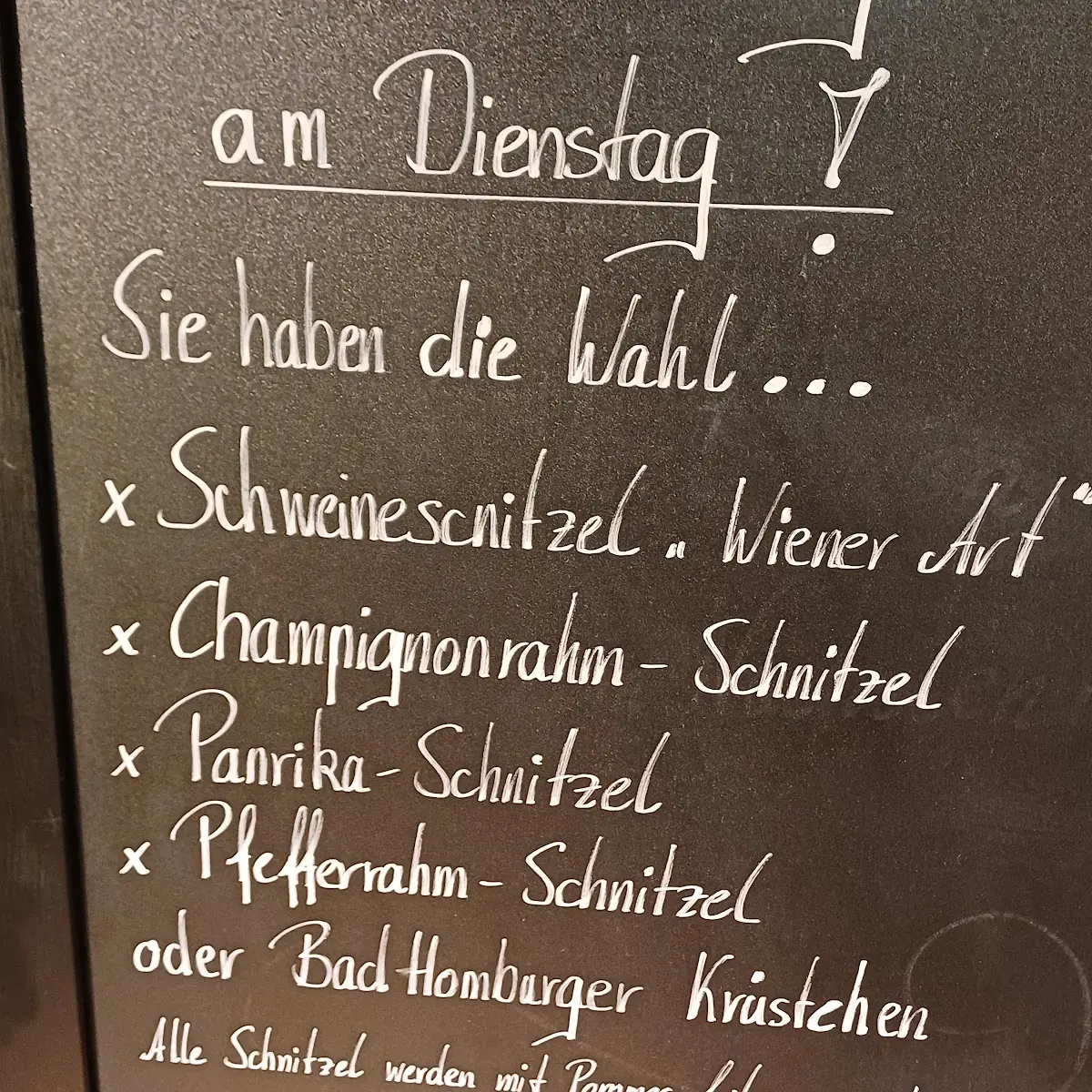 Speisekarte, GALERIA Restaurant
