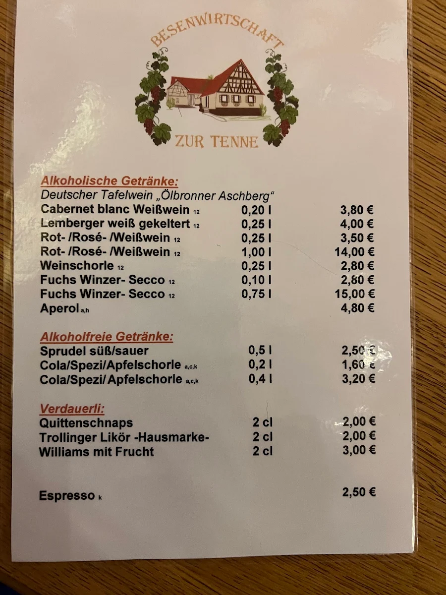 Speisekarte photo 2